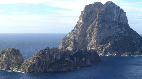 Time lapse on the island of Es Vedra, Ibiza Stock Footage 103376597