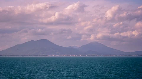 Time lapse island sea Stock Footage 27763552