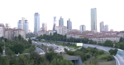Time Lapse Istanbul Traffic Stock Footage 41426076