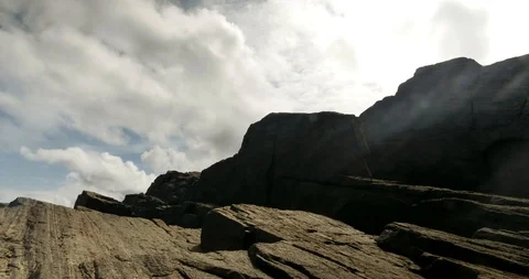 Time Lapse of Itacaré at sunset. The landscape of Itacaré Bahia Brazil Stock-Footage 125285046