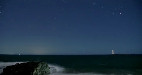 Time Lapse of Itacaré at sunset. The landscape of Itacaré Bahia Brazil Stock Footage 125285052