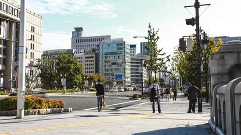 Time lapse from Japan Stock Footage 98131379
