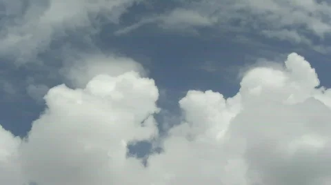 Time lapse just clouds Stock Footage 790842