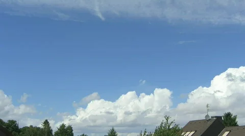 Time lapse just clouds Stock Footage 790882