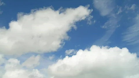 Time lapse just clouds Stock Footage 790930