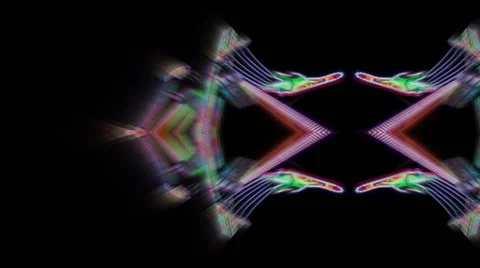 Time Lapse Kaleidoscope Background Stock Footage 32769467