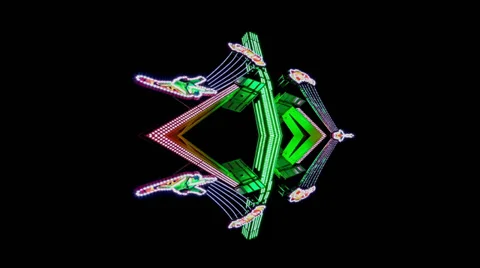 Time Lapse Kaleidoscope Background Stock Footage 32769739