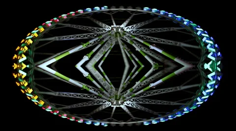 Time Lapse Kaleidoscope Background Stock Footage 32770834