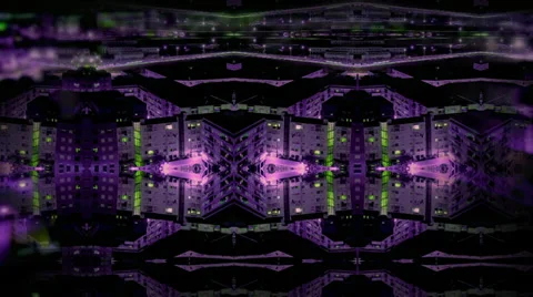 Time Lapse Kaleidoscope Background Stock Footage 32777383