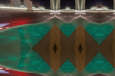 Time Lapse Kaleidoscope Background Stock Footage 32777423
