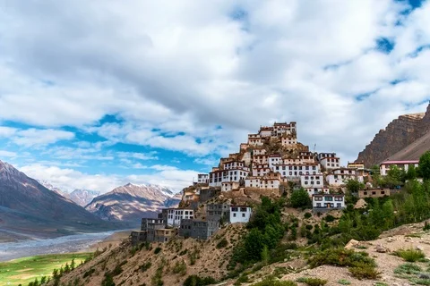 Time lapse of a key Monastery Video stock 125220377