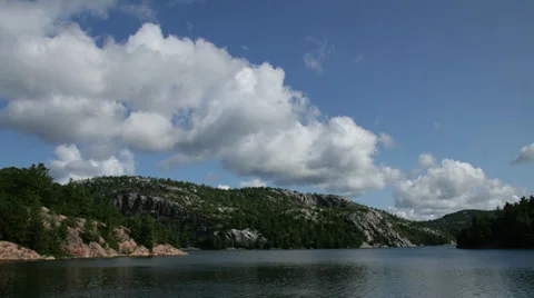 Time Lapse Killarney Provincial Park, Ontario Canada Stock Footage 34661919