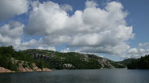 Time Lapse Killarney Provincial Park, Ontario Canada Stock Footage 34689541