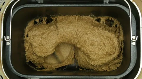 Time-lapse of kneading dough in baking machine, Part 2 – Continue Stock Footage 51532803