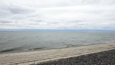 Time Lapse of Kyte Surfers Stock Footage 147496312