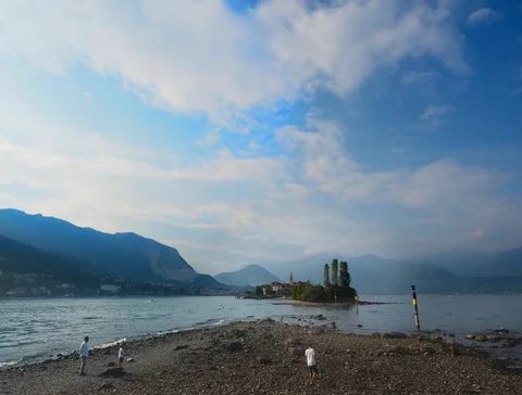 Time lapse of Lago Maggiore Stock Footage 96076457