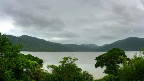 Time lapse at Lagoa do Peri Stock Footage 90684328