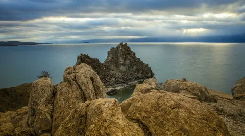 Time lapse Lake Baikal Stock-Footage 63597114