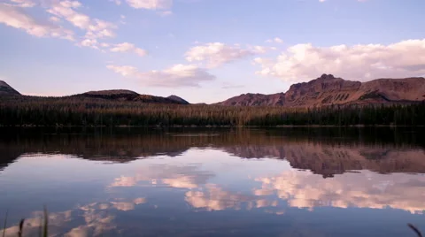 Time lapse of lake with clouds Vidéo 67109847