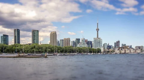 Time Lapse Lakeshore, Toronto, Canada Stock Footage 50057564