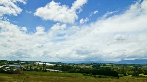 Time lapse of a landscape in the Australian outback Stock Footage 14977618