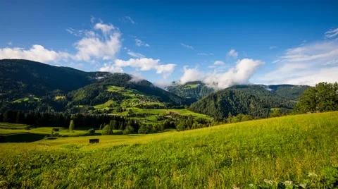 Time Lapse - Landscape with clouds 스톡 동영상 46208783