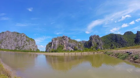 Time Lapse Landscape Khao Sam Roi Yot National Park , Thailand 库存影片 92489475