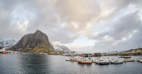 Time lapse - Landscape of Norway Stock Footage 125411236