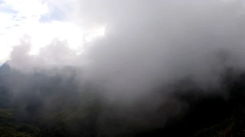 Time lapse landscape over mountain Stock Footage 129590861