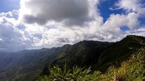 Time lapse landscape over mountain Stock Footage 129591017