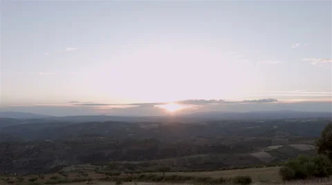 Time-lapse of landscape in Portugal. 스톡 동영상 63376007