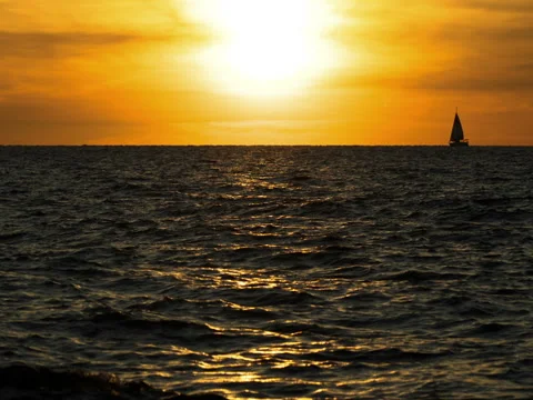 Time Lapse of Landscape of Sunset Stock Footage 80944322