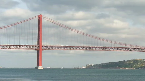 Time lapse of large bridge  Video stock 378326