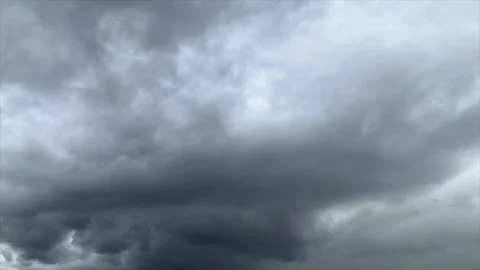 A Time Lapse Of A Large Rain Storm Cloud Passing Overhead Stock-Footage 337018014
