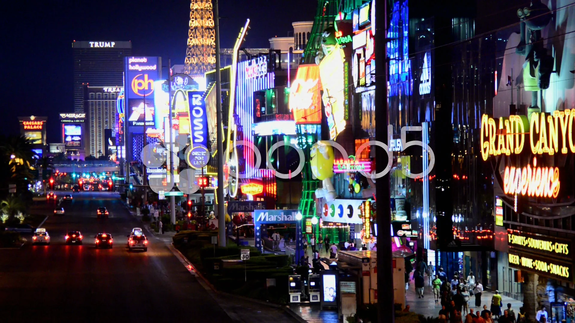 Las Vegas Sign Time Lapse Night, Stock Video