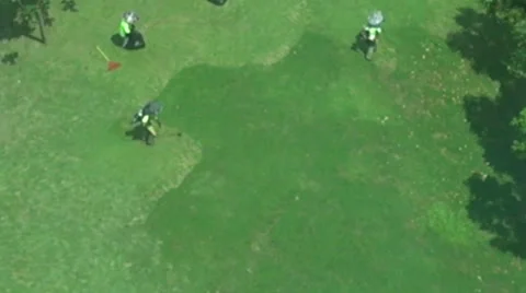 Time Lapse lawn mowing by hand Stock Footage 39719657