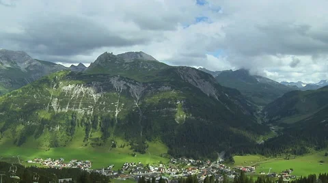 Time Lapse At Lech, Austria Stock Footage 53238853