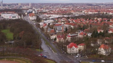 Time Lapse of Leipzig City From Monument to the Battle of the Nations, 4K Stock Footage 84933646