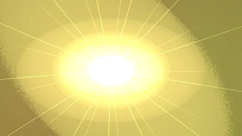 Time Lapse Lens Flare Stock Illustration