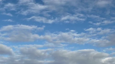 Time-lapse of light clouds in the sky Stock Footage 148707973