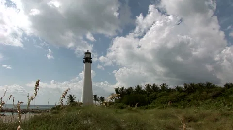 Time lapse in  lighthouse with clouds Vídeos de archivo 3476349