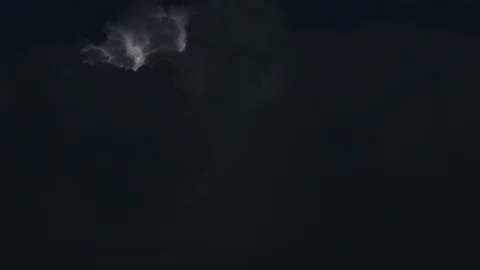 Time Lapse Of Lightning In Rain Clouds Stock Footage 95906916