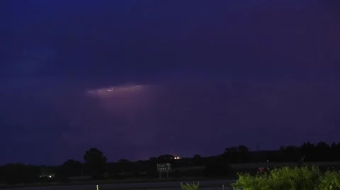Time lapse lightning storm 070015 Video stock 52690077