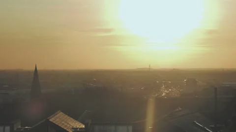 Time Lapse: Lincoln Sunset 4K Stock Footage 42950396
