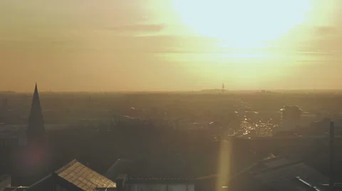 Time Lapse: Lincoln Sunset HD Stock Footage 42951704