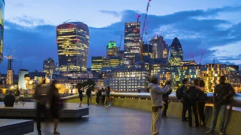 Time lapse of London Video stock 81137883