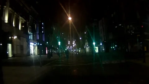 london empty street night