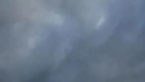 Time lapse looking up at a blue-gray sky full of winter storm clouds. Only sky Stock Footage 292658124