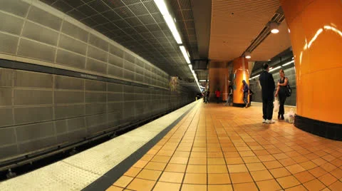 Time Lapse of Los Angeles Metrorail  - 4K Stock Footage 25683042