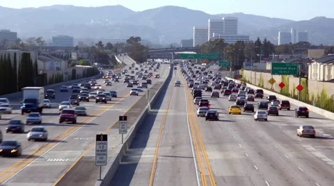 Time Lapse of Los Angeles Rush Hour Traffic Video stock 67331655
